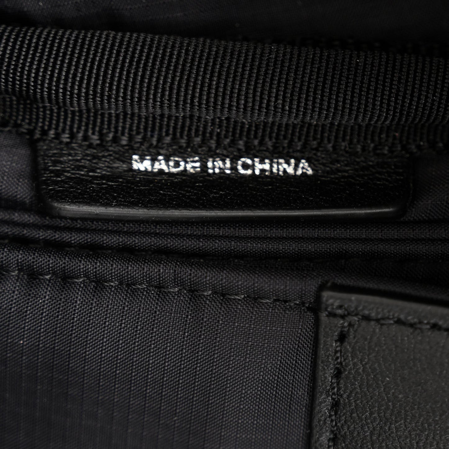 Nylon Logo Print Jett Backpack Black