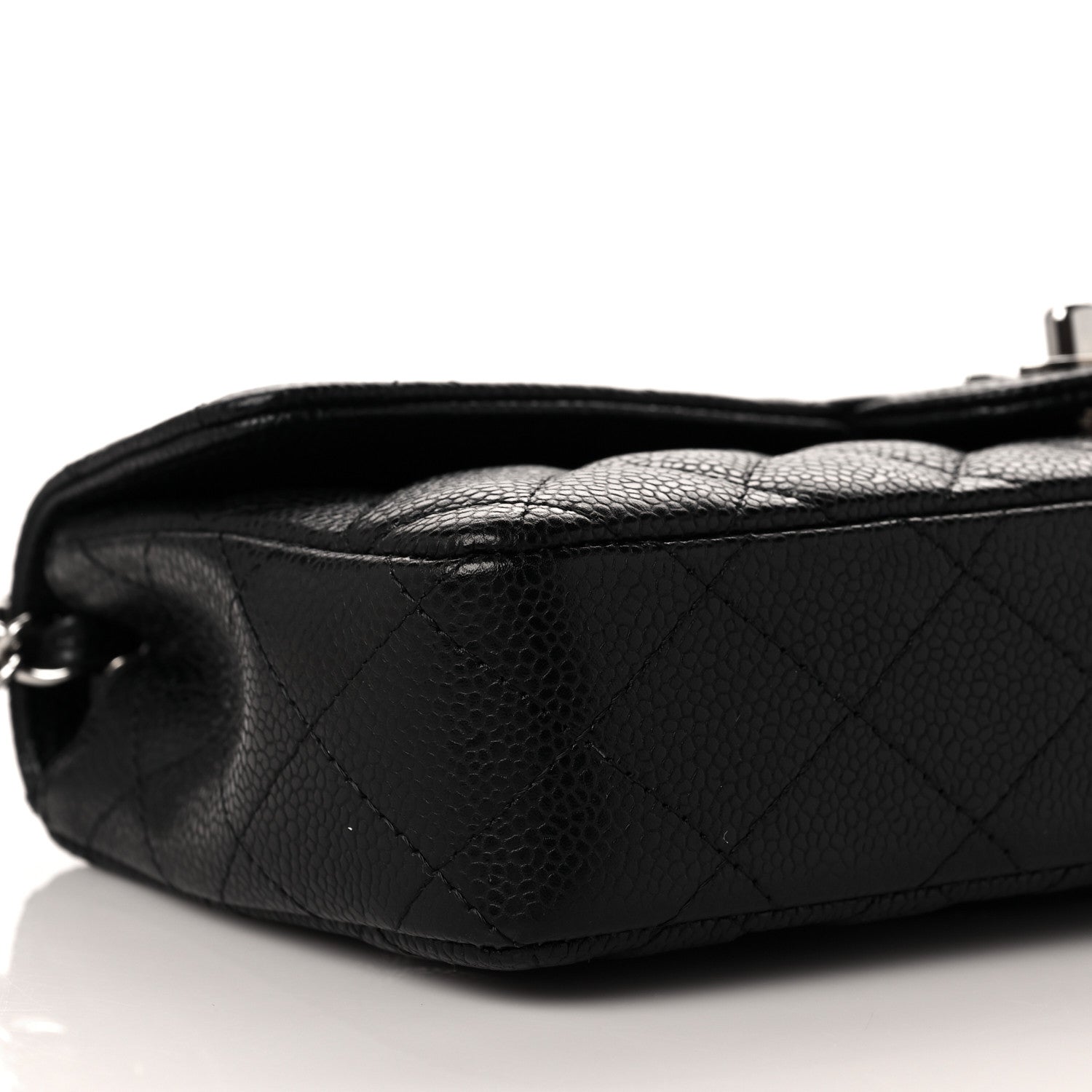 Chanel Caviar Quilted East West Flap Black 8 of 9