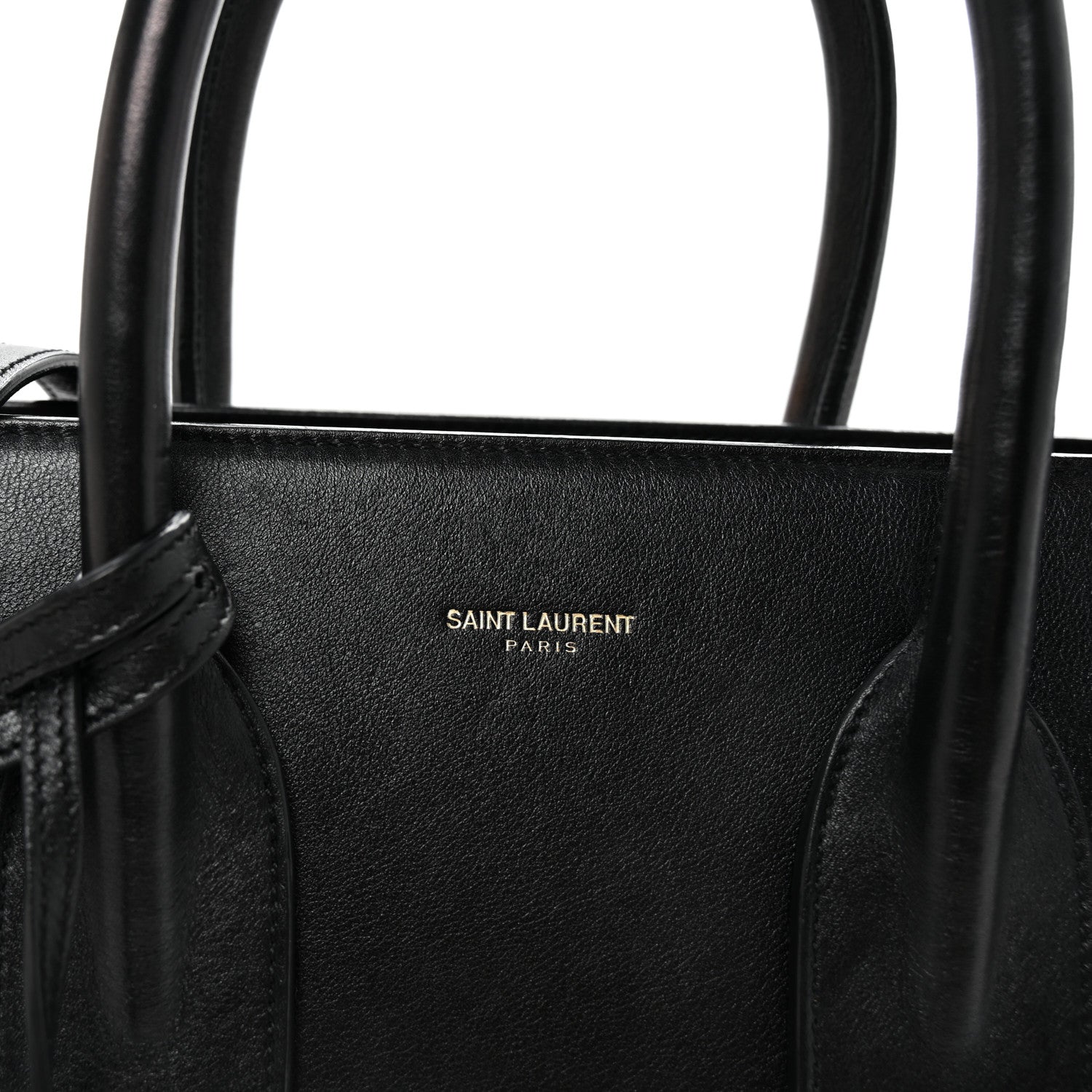Saint Laurent Calfskin Small Sac De Jour Black 1737684 – FASHIONPHILE