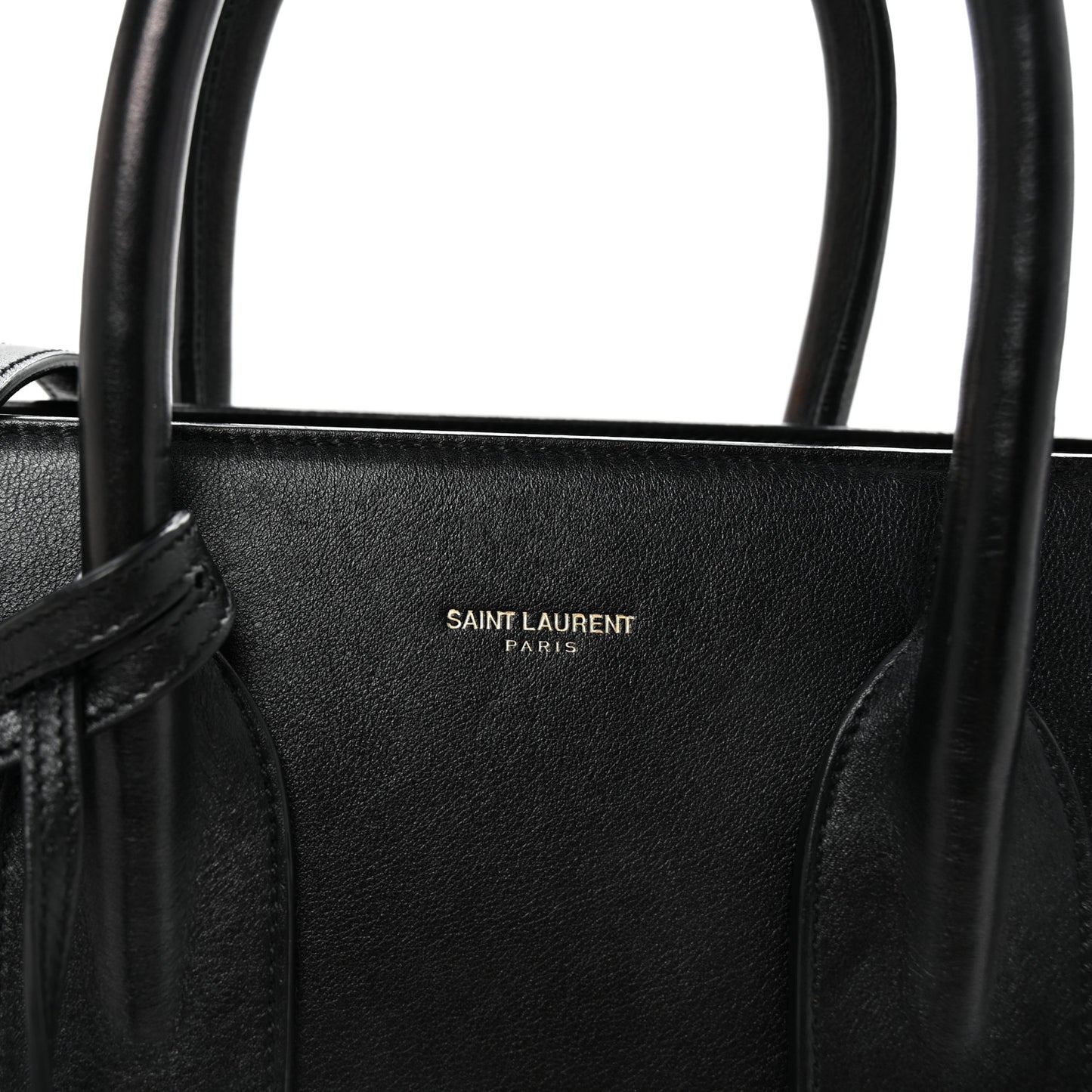 Calfskin Small Sac De Jour Black