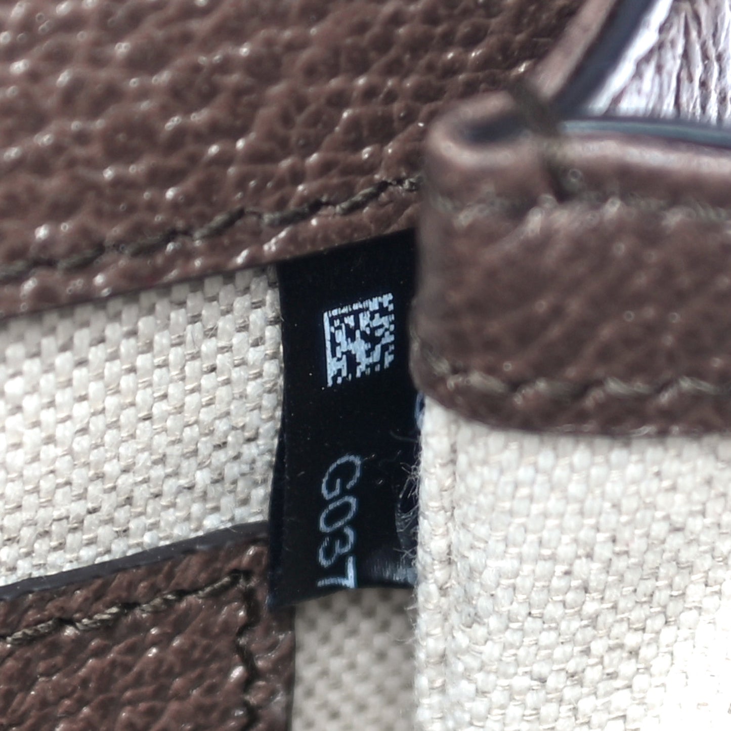 Monogram Jumbo GG Textured Dollar Calfskin Web Mini Bamboo 1947 Top Handle Bag Camel Ebony New Acero