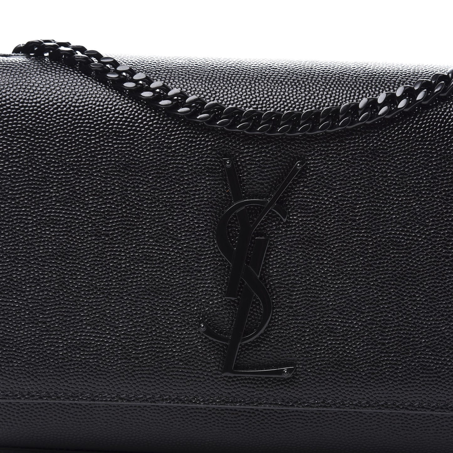 Grain De Poudre Small Monogram Kate Satchel Black