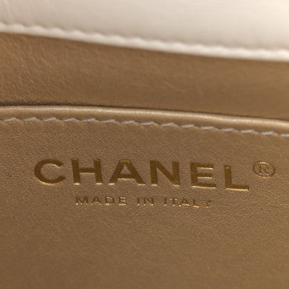 Chanel Shiny Lambskin Quilted Mini Flap White 6 of 13