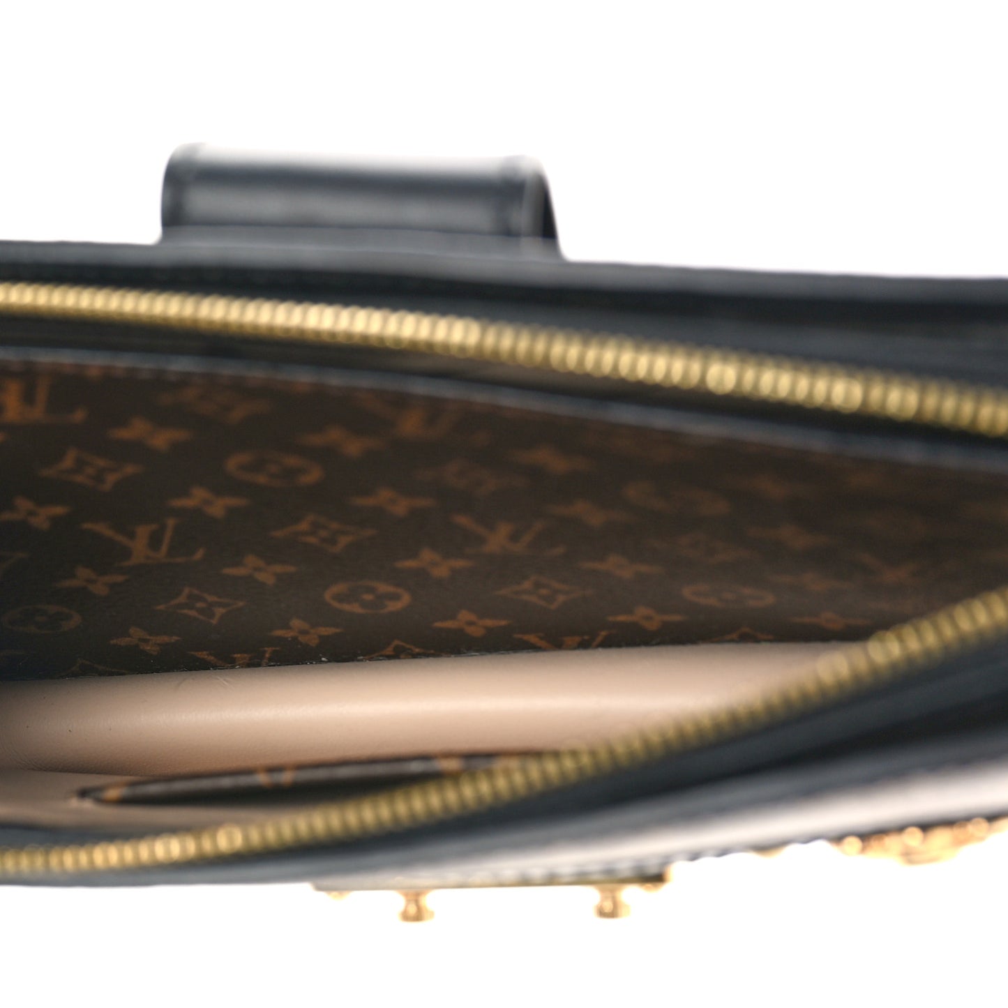 Reverse Monogram Trunk Clutch