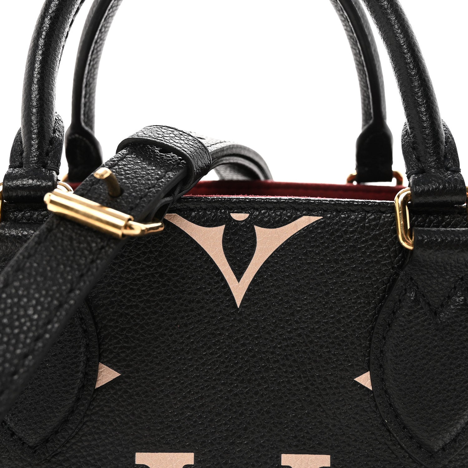 Louis Vuitton Empreinte Monogram Giant Onthego PM Black Beige 7 of 9