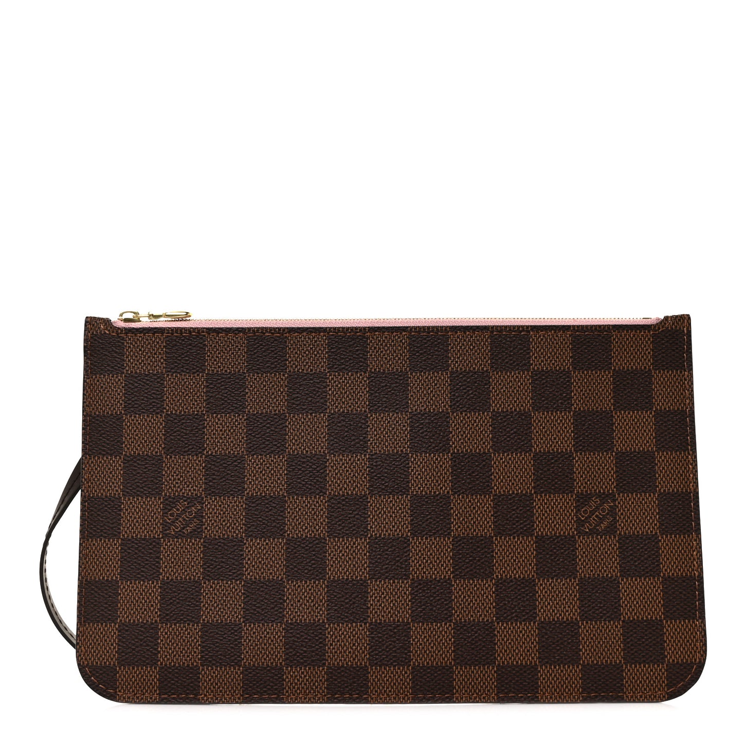 Damier Ebene Neverfull MM GM Pochette Rose Ballerine