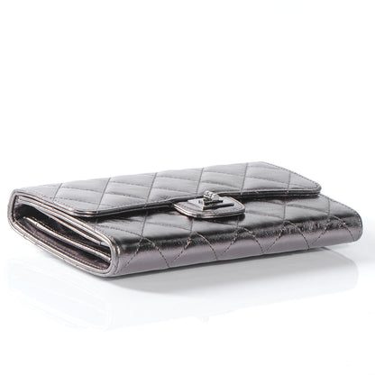 Chanel Lambskin Mademoiselle Reissue Wallet Metallic 4 of 7