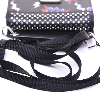 Prada X UNIVERSAL STUDIOS Saffiano Frankenstein Hand Print Smartphone Case Bag Viola 13 of 13