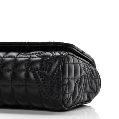 Versace Nappa Barocco Quilted Vanitas Crossbody Black 9 of 9