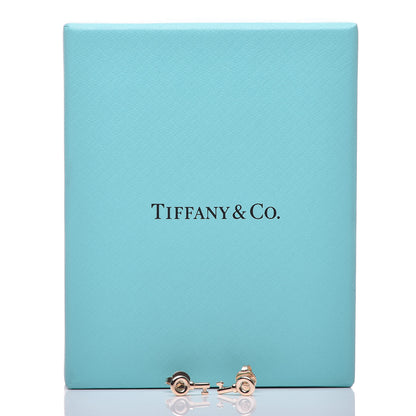 Tiffany 18K Rose Gold Mini Key Earrings 6 of 6