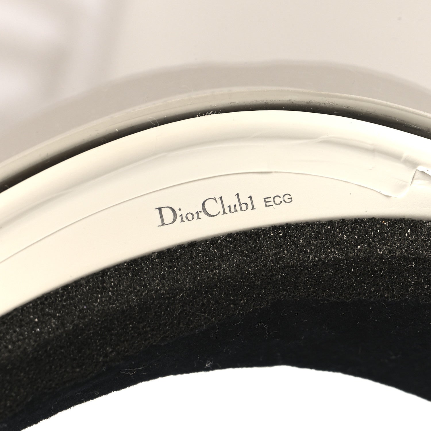 Christian Dior Mirrored DiorClub1 Sun Visor Silver 8 of 8