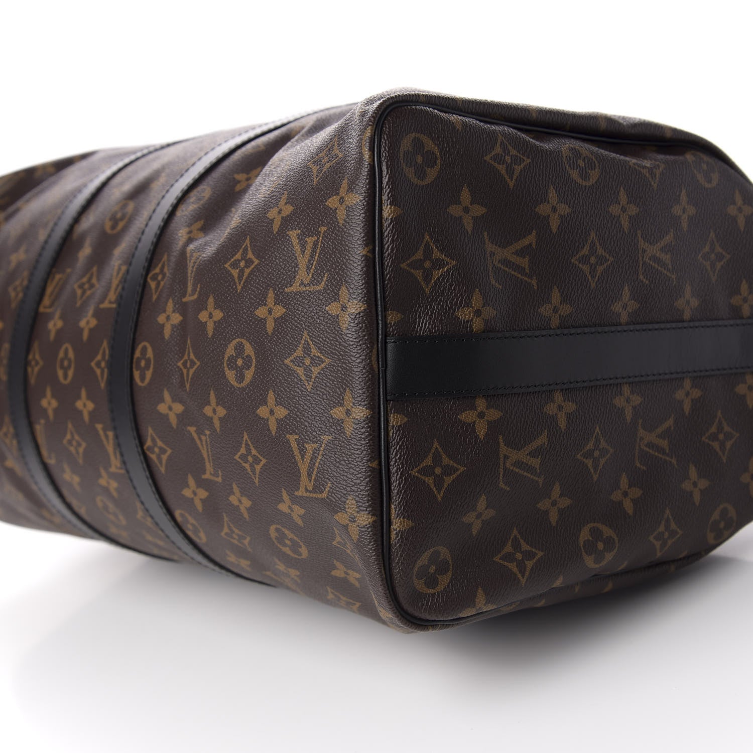 Louis Vuitton Monogram Macassar Keepall Bandouliere 45 9 of 10