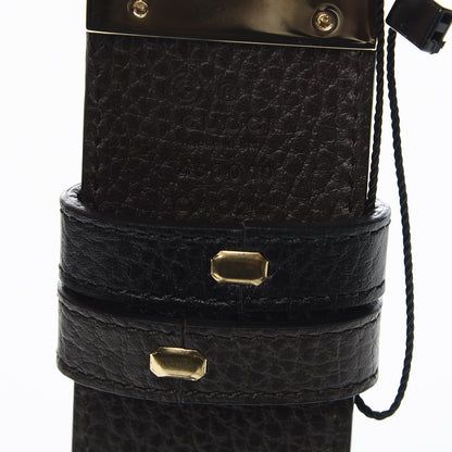 Gucci Dollar Calfskin 1973 Reversible Belt 105 42 Black Testa di Moro 6 of 6