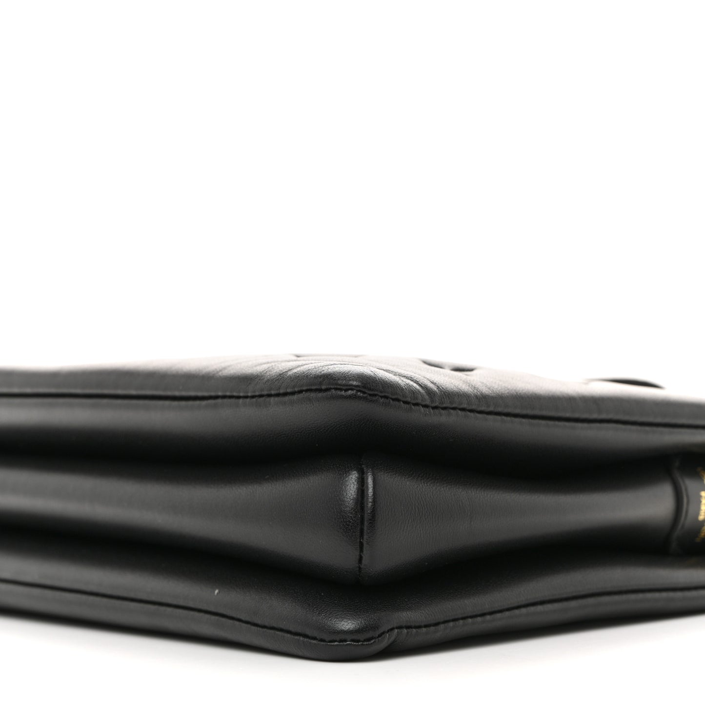 Lambskin Embossed Monogram Coussin PM Black