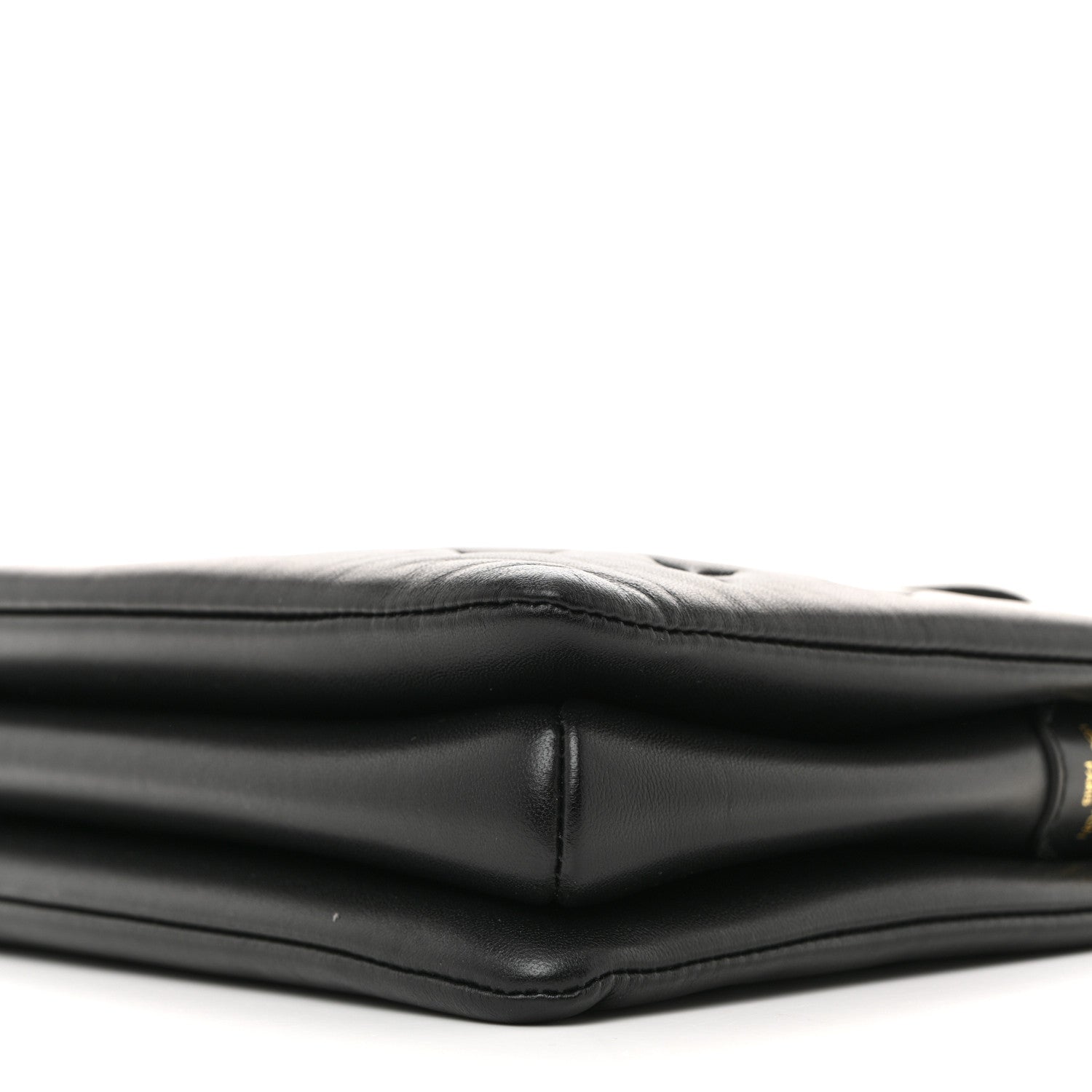 Louis Vuitton Lambskin Embossed Monogram Coussin PM Black 10 of 12