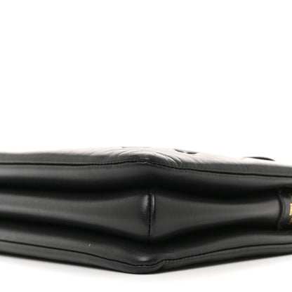 Louis Vuitton Lambskin Embossed Monogram Coussin PM Black 10 of 12