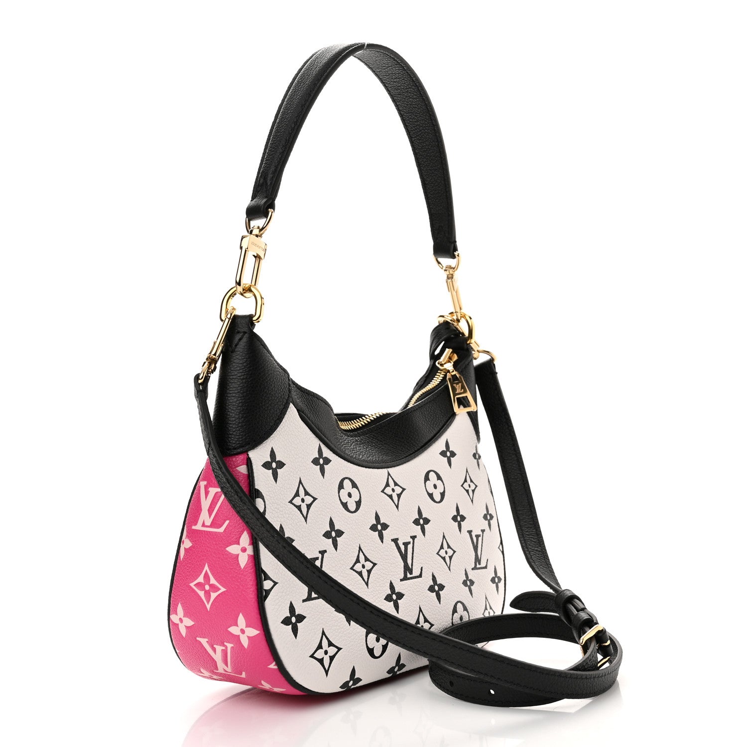 Louis Vuitton Empreinte Monogram Spring in the City Bagatelle NM Black White Pink 3 of 10
