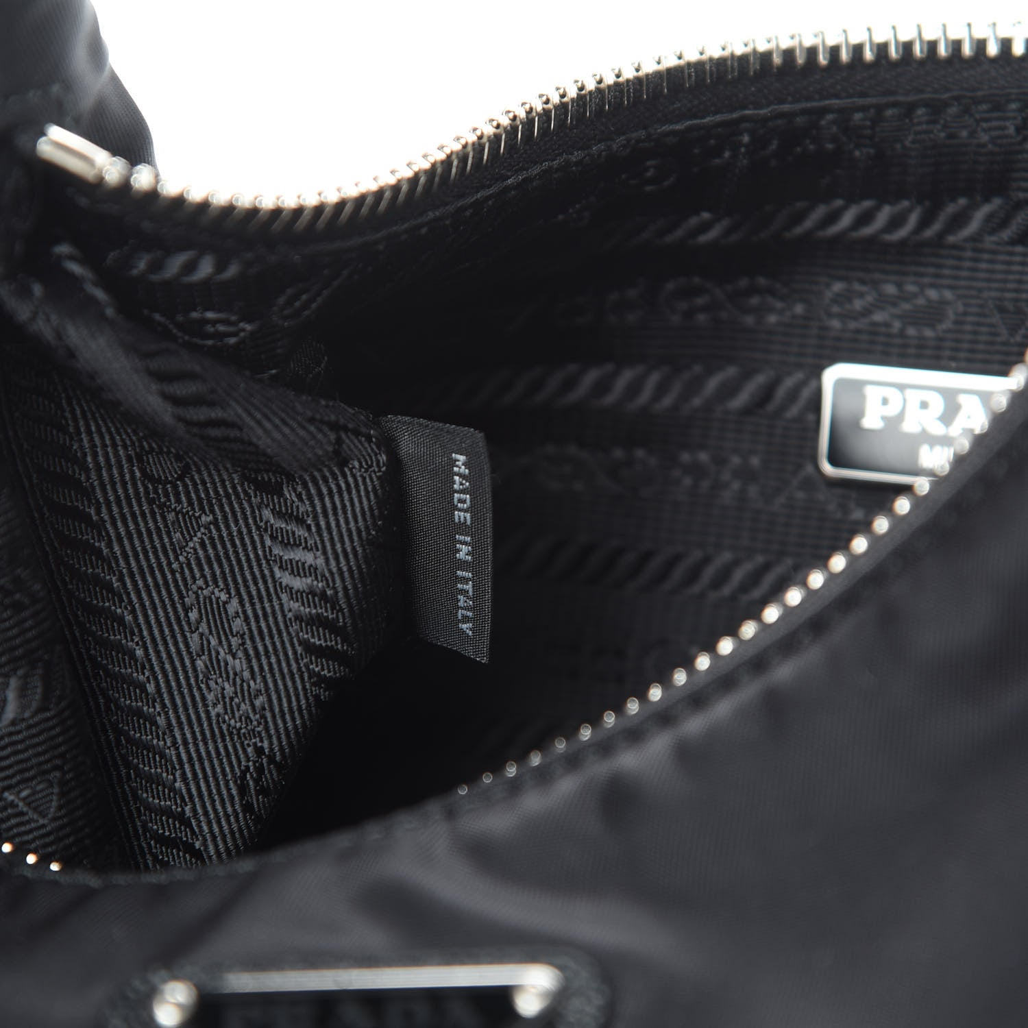 Prada Nylon Re-Edition 2005 Shoulder Bag Black 7 of 13