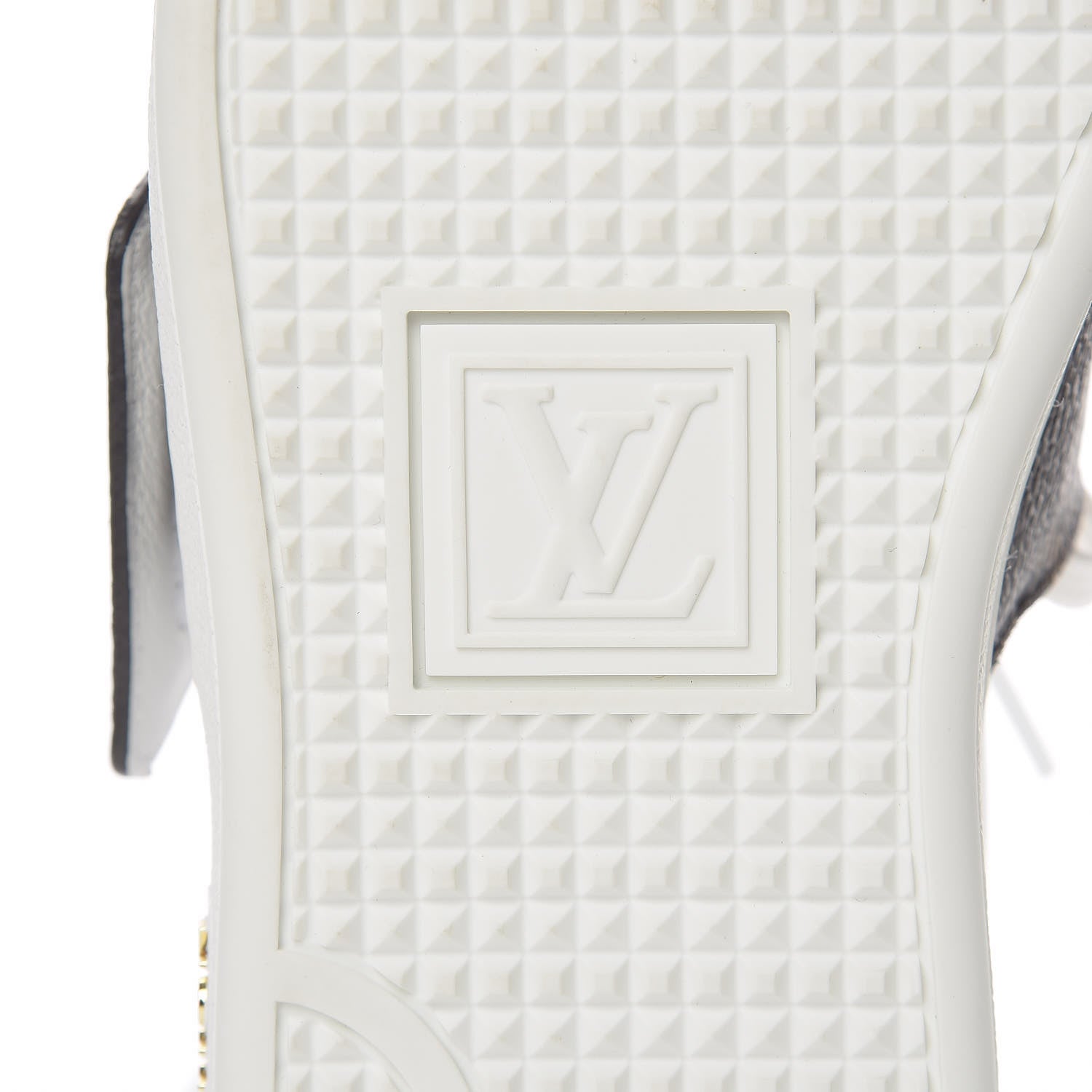 Louis Vuitton Calfskin Monogram Frontrow Sneakers 34 White 7 of 9