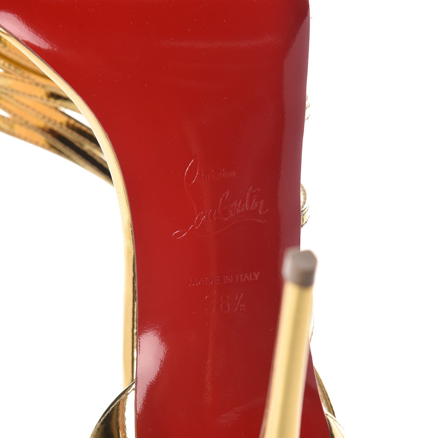 Specchio Norina 100 Sandals 38.5 Gold