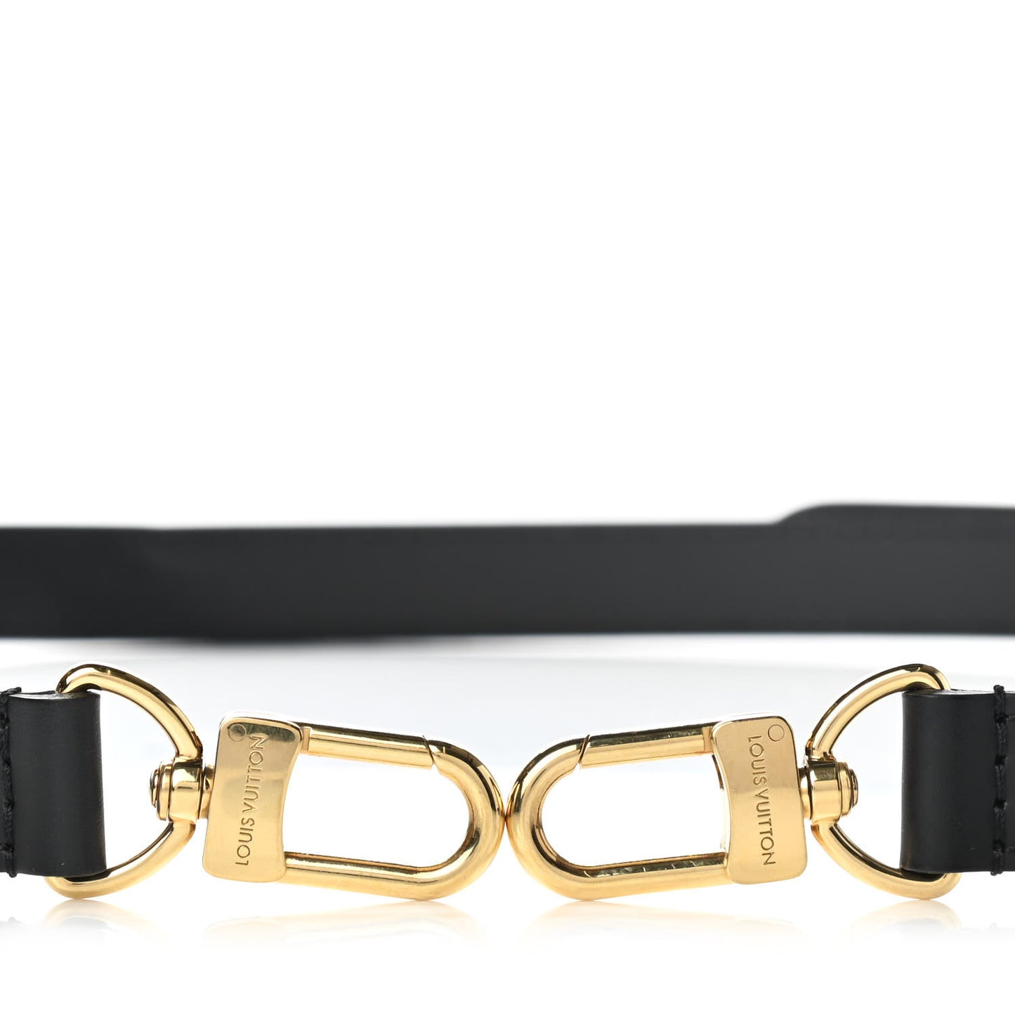 Calfskin 16mm Adjustable Shoulder Strap Black