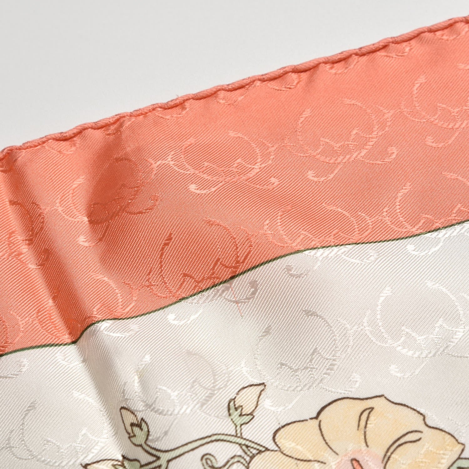 Hermes Jacquard Silk Romantique Scarf 90 10 of 12