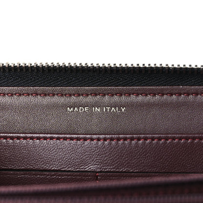 Chanel Lambskin Quilted Large Gusset Zip Around Wallet Black 7 of 8
