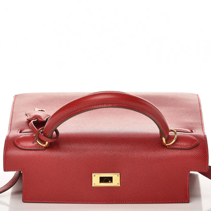 Hermes Epsom Kelly Sellier 28 Rouge 31 of 40