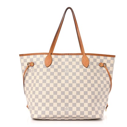 Louis Vuitton Damier Azur Neo Neverfull MM Rose Ballerine 1 of 12