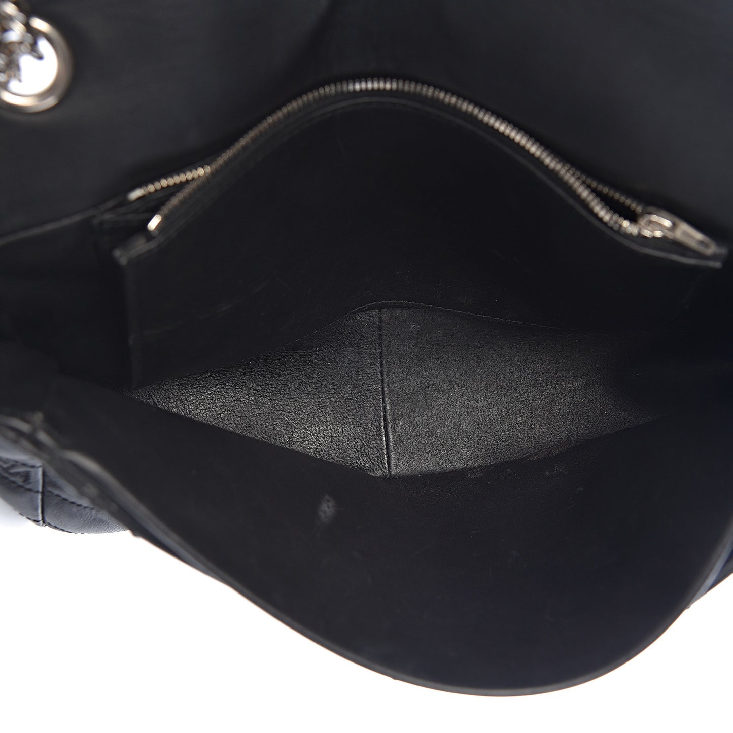 Calfskin Logo Matelasse M BB Chain Shoulder Bag Black