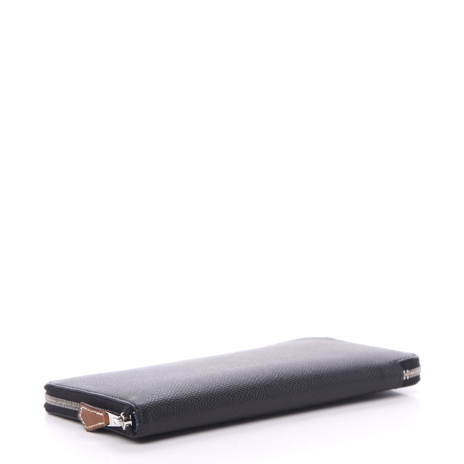 Hermes Epsom Silk'In Wallet Black Bleu Paradis Deep Bleu 3 of 7