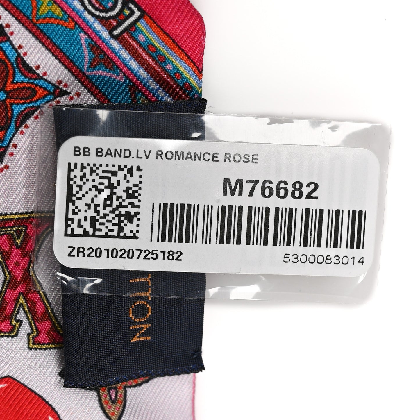 Silk Monogram Romance BB Bandeau Rose