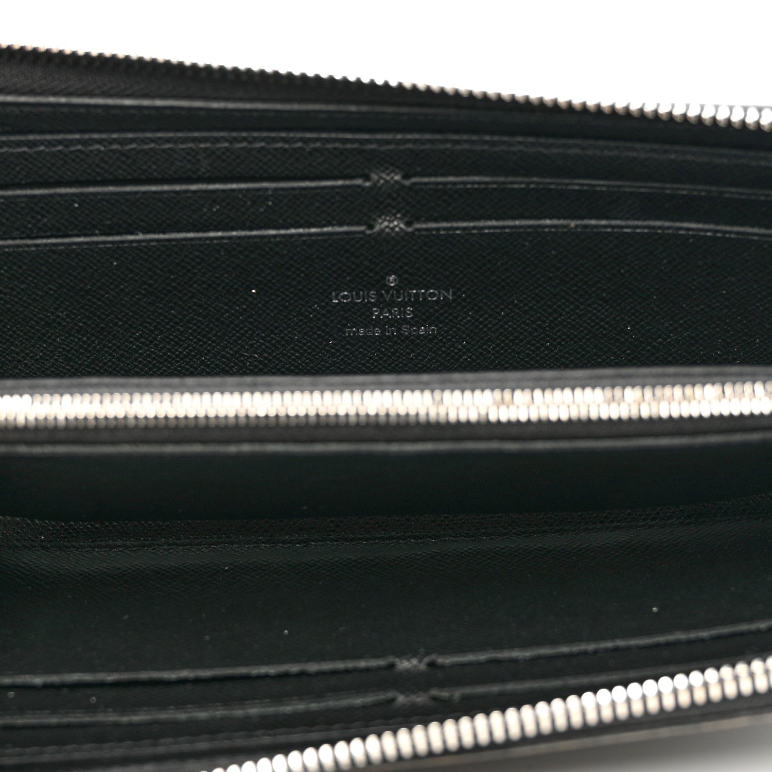 Louis Vuitton Epi Clemence Wallet Black 5 of 7