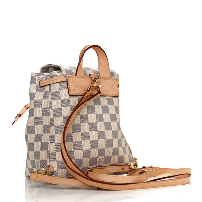 Louis Vuitton Damier Azur Sperone BB Backpack 3 of 10