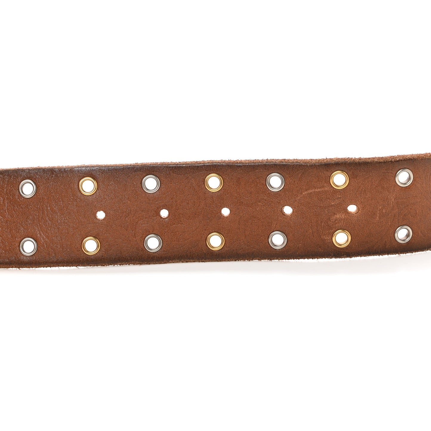 Faded Calfskin Grommet Double G 40mm Belt 65 26 Cuir