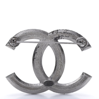 Chanel Ruthenium Pearl CC Brooch Dark Grey 3 of 6