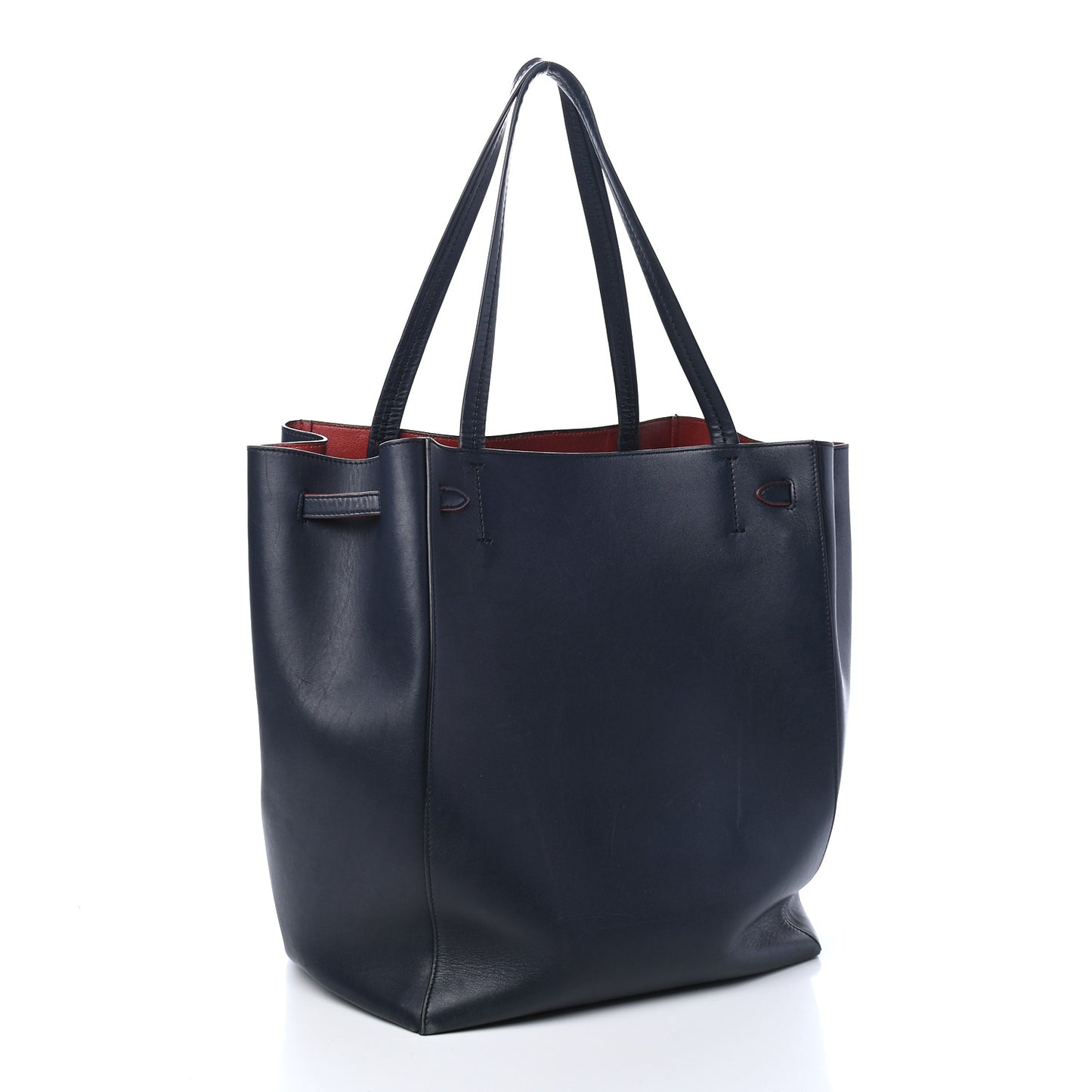 Soft Calfskin Small Belt Cabas Phantom Navy Blue