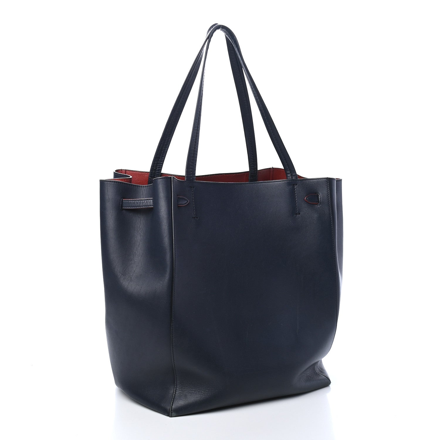 Celine Soft Calfskin Small Belt Cabas Phantom Navy Blue 2 of 10