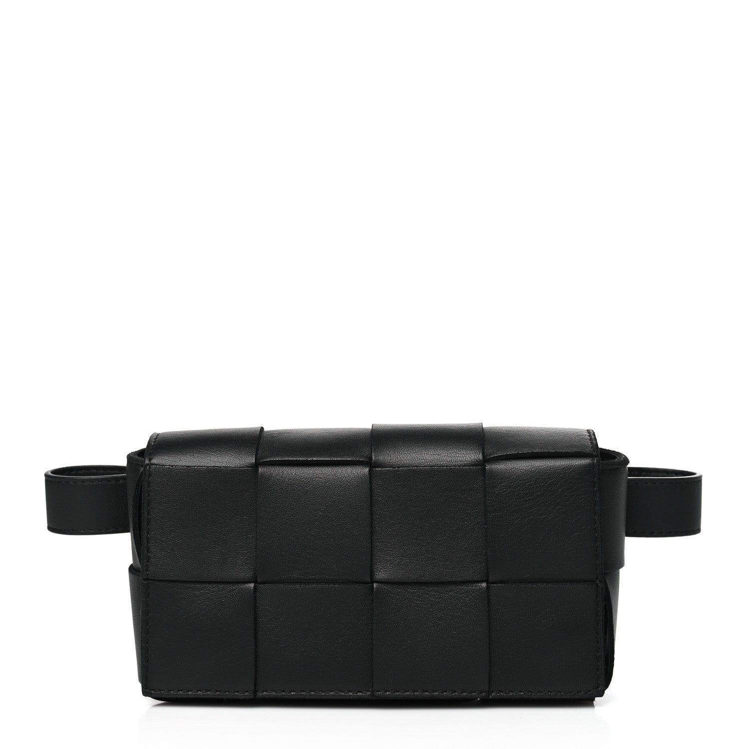 Bottega Veneta Nappa Maxi Intreccio The Belt Cassette Bag Black 1 of 11