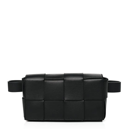 Bottega Veneta Nappa Maxi Intreccio The Belt Cassette Bag Black 1 of 11