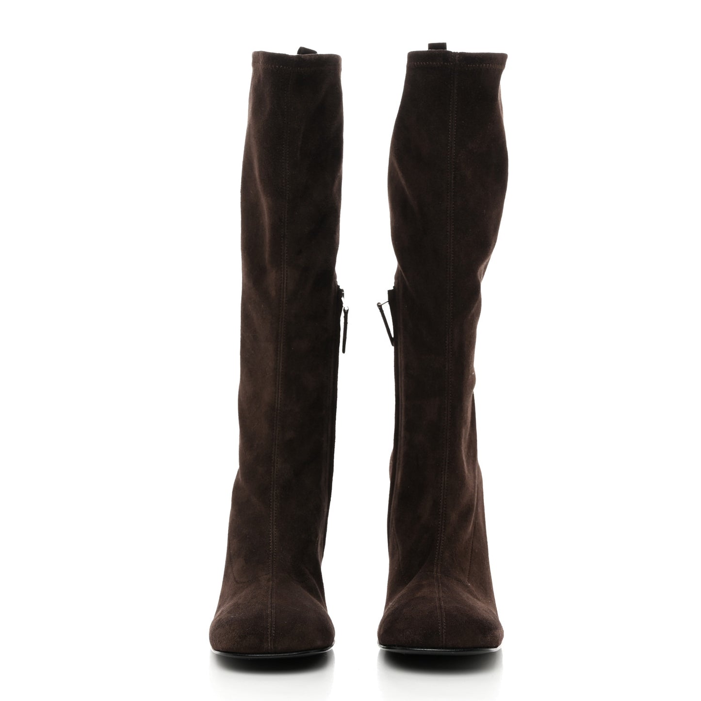 Stretch Suede Goatskin Halo Boots 40