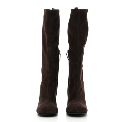 Hermes Stretch Suede Goatskin Halo Boots 40 2 of 8