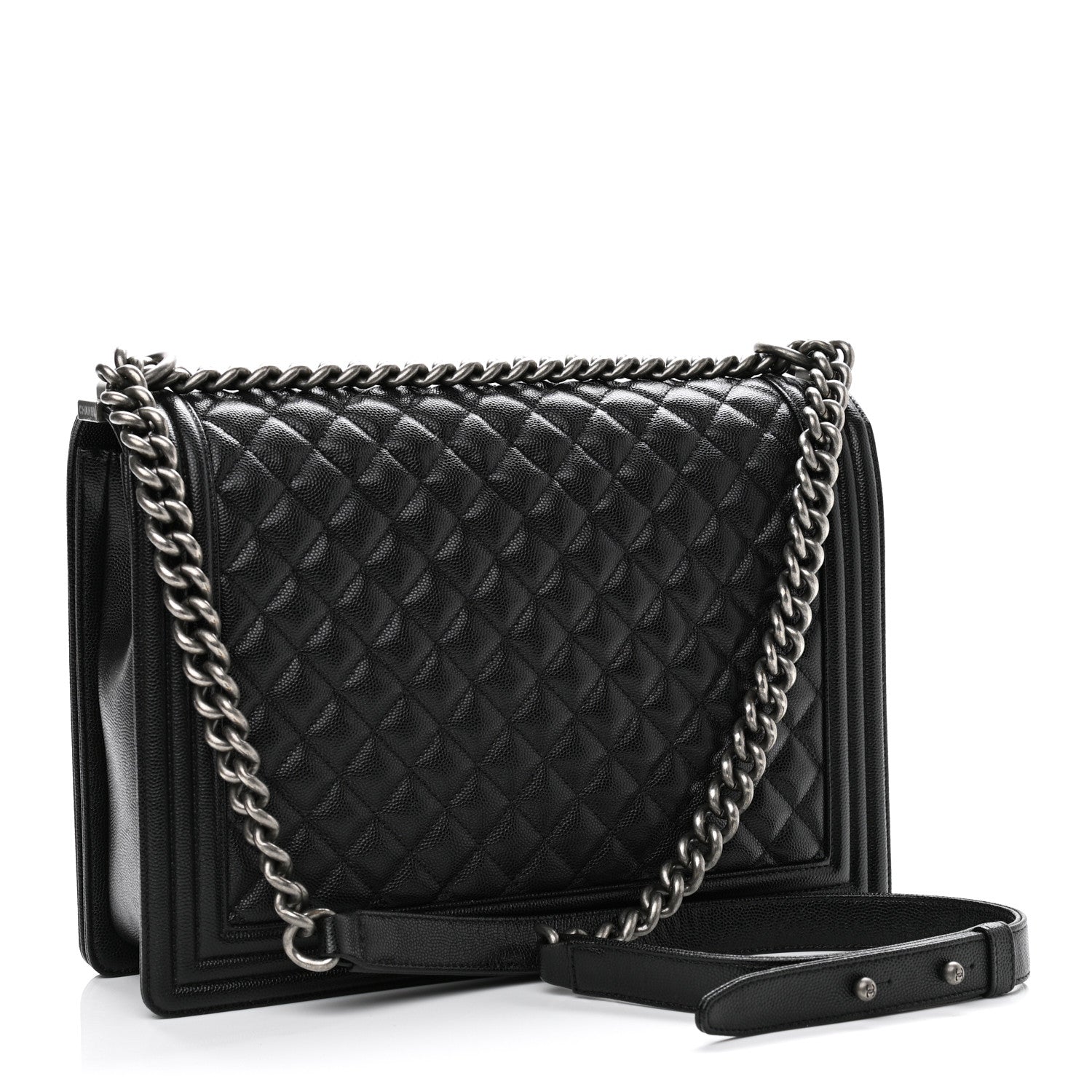 Chanel Caviar Quilted Large Boy Flap Black 3 of 11