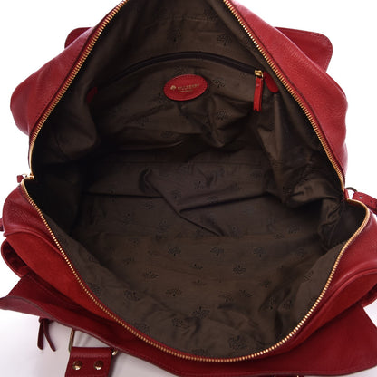 Mulberry Glossy Goatskin Mabel Satchel Red 5 of 8