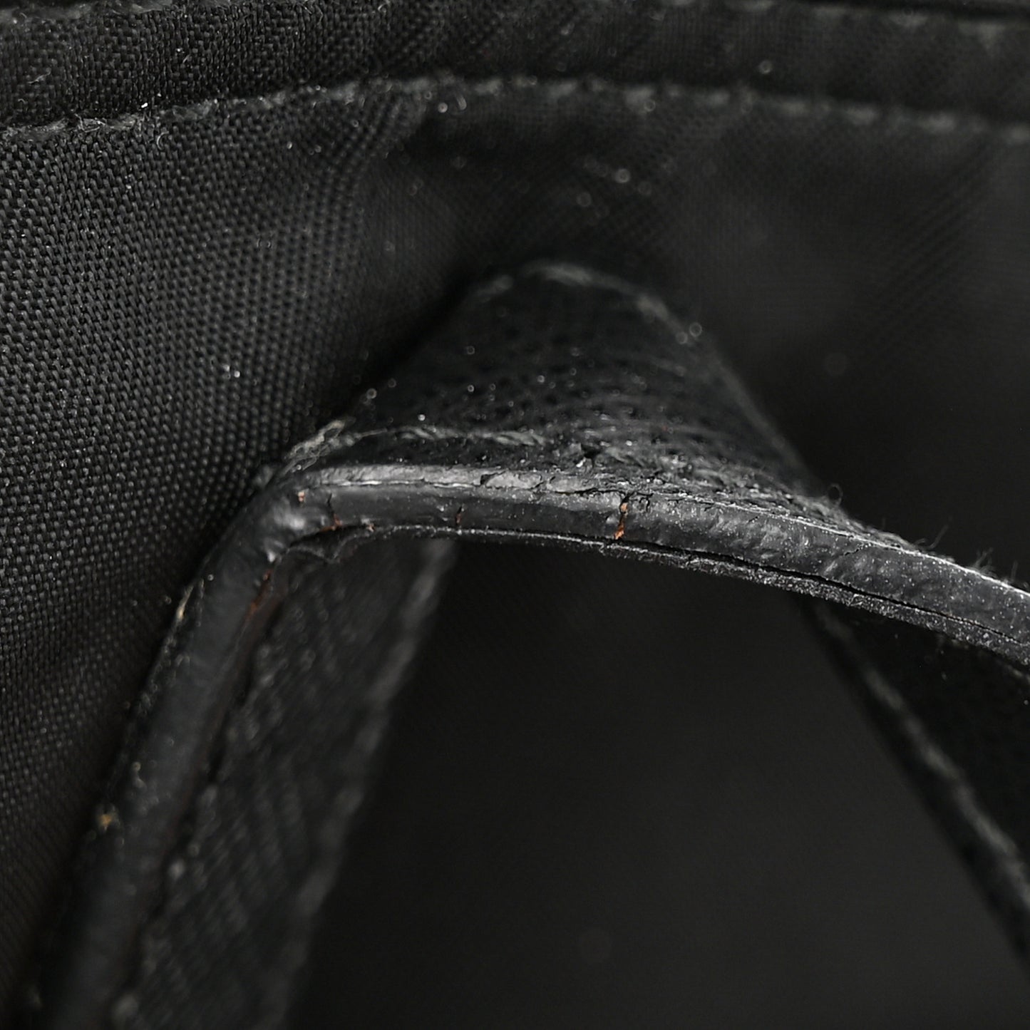 Tessuto Nylon Saffiano Tote Black