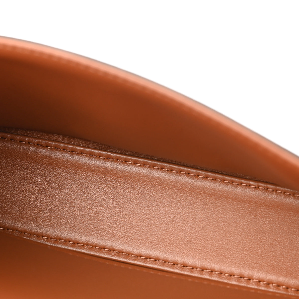 Canvas Calfskin Triomphe Shoulder Bag Tan