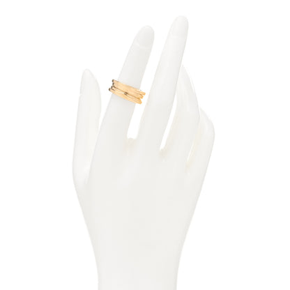 Bulgari 18K Yellow Gold B.Zero1 Two-Band Ring 51 5.75 2 of 5