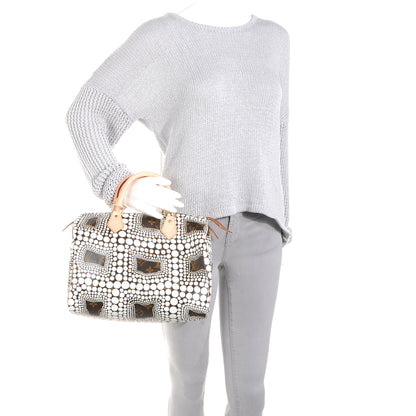 Louis Vuitton Monogram Kusama Town Speedy 30 White 2 of 7