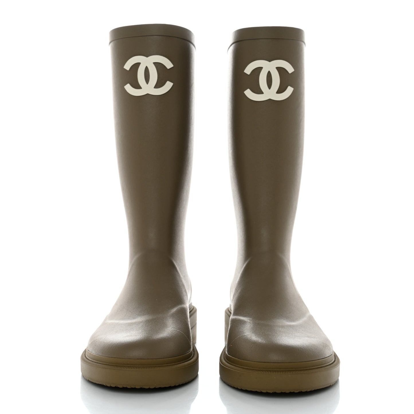 Caoutchouk CC High Boots 37 Dark Beige