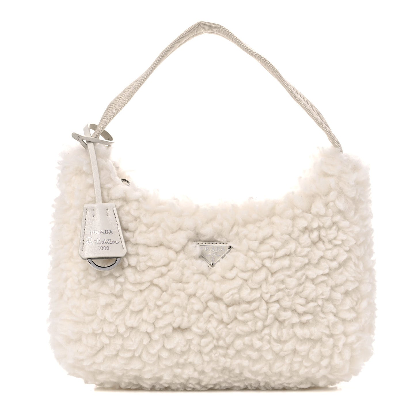 Cashmere Mini Re-Edition 2000 Bag Naturale